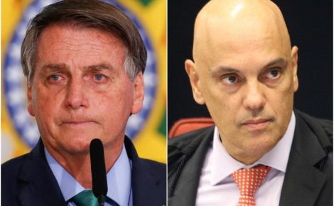 bolsonaro e Alexandre de Moraes