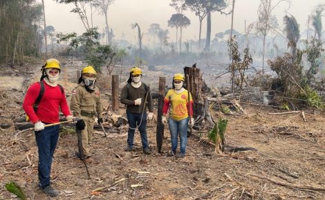 Brigadistas contratados pelo Estado reforçam o combate às queimadas em cinco municípios