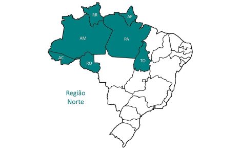 Mapa região norte