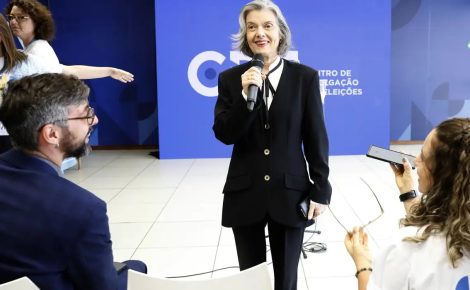 Presidente do Tribunal Superior Eleitoral (TSE), ministra Cármen Lúcia (Foto: Alejandro Zambrana/Secom/TSE)