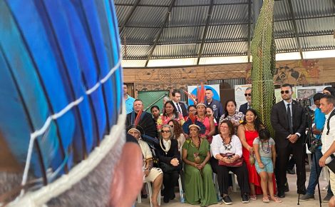 Ministra do STF visitou o Parque das Tribos, em Manaus (Foto:  Caio Fonseca)