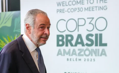 Embaixador André Corrêa do Lago, presidente-designado da 30ª Conferência das Nações Unidas sobre Mudança do Clima (COP30) (Foto: © Fabio Rodrigues-Pozzebom/ Agência Brasil)