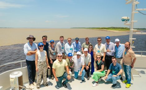 Delegação de dez países da União Europeia conhecem a indústria do Amazonas (Foto: Divulgação)