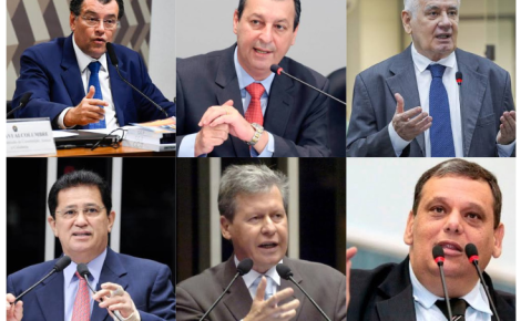 Eduardo Braga, Omar Aziz, Serafim Correa, Alfredo nascimento, Arthur Virgílio e Alberto Carijó, ex-prefeitos de Manaus
