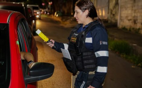 Detran-AM em Operação Lei Seca. (Foto: Divulgação/Detran-AM)
