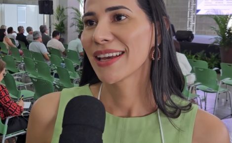 Dra. Dilma (PMB) é vice de Marquinhos Macil (MDB), prefeito de Apuí, eleito com 42,73% dos votos válidos (Foto: Reprodução/RT1)