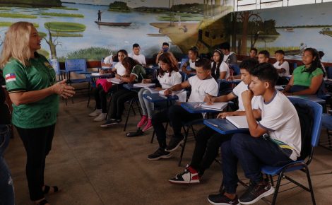 Ensino Médio Escola Estadual Nossa Senhora do Rosário, em Manacapuru, no Amazonas - (Foto Antonio LimaSecom)