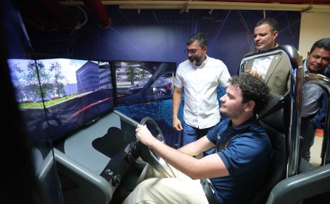 Wilson Lima inaugurou primeira Escola Pública de Trânsito do país