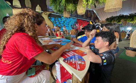 DPE-AM auxilia nas autorizaçãoes para entradas de crianças e adolescentes no Festival de Parintins: (Foto: DPE-AM)