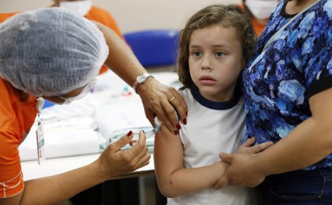 Vacinação nas escolas.  (Foto/ Antonio Lima/Secom)
