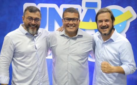 À esquerda wilson lima, raidinho, e antônio rueda, presidente nacional do união brasil 1