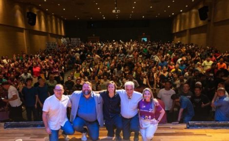 Em evento, Amom anunciou a primeira de suas propostas para Manaus. Foto: Divulgação/Cidadania