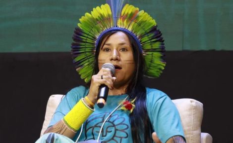 Indígena Katyana Xipaya. (Foto: Carlos Borges)