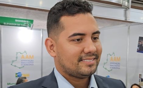 Jarlem Cb (PSD), prefeito de Boa Vista do Ramos, foi eleito com 56,03% dos votos válidos (Foto: Reprodução/RT1)