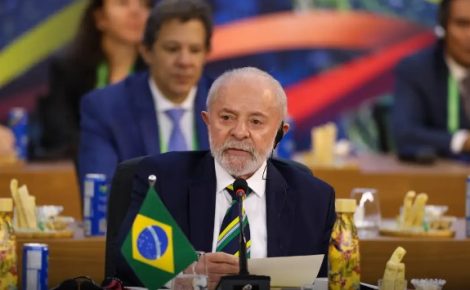 Presidente Luiz Inácio Lula da Silva durante reunião da cúpula do G20 (Foto: Tomaz Silva/Agência Brasil)