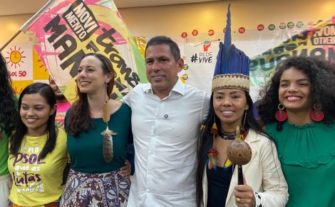 Federação PSOL/Rede confirma chapa com Marcelos Ramos (PT). (Foto: Ana Kelly Franco/RT1)