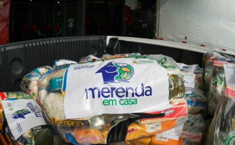 Seca e estiagem no AM: Merenda em casa na comunidade Baixo Paraná dá Eva no Amazonas em 2023 (Foto: Mauro Neto /Secom)