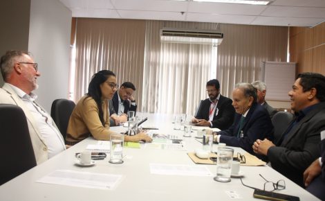 Reunião aconteceu no Ministério de Minas e Energia em Brasília (Foto: Divulgação/Ciama)