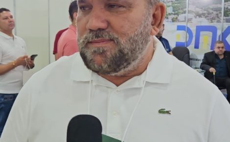 Nicson Marreira (União Brasil), prefeito de Tefé, foi reeleito com 88,71% dos votos válidos (Foto: Reprodução/RT1)