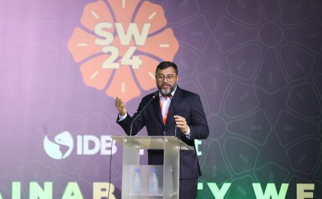 o mundo olha muito a amazônia pela copa das árvores diz wilson lima, ao defender ações voltadas para os povos da região, em evento do bid invest 2 foto alex pazuello secom