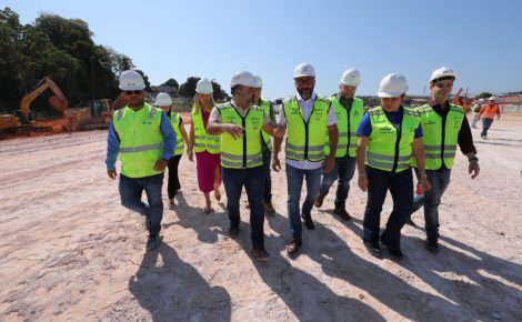 Serão 176 apartamentos destinados a famílias que viviam em área de alagamento (Foto: Diego Peres/Secom)