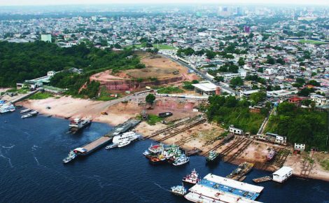 Sem contrato de manutenção, portos no AM entram em situação de emergência. (Foto: reprodução)