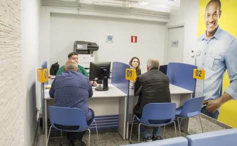 Posto de atendimento do Banco do Brasil em Curitiba - Foto: Levy Ferreira/ SMCS