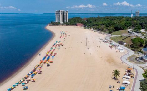 Expectativa é de que a cota mínima de segurança de 16 metros, necessária para liberação do banho, seja atingida na próxima segunda-feira (Foto: Arquivo/Semcom)