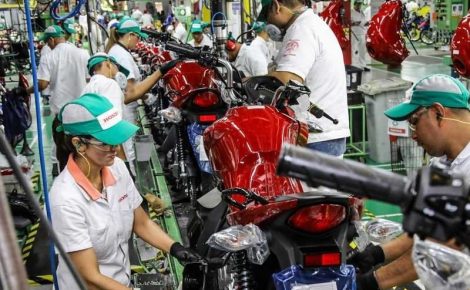 Produção de motocicletas