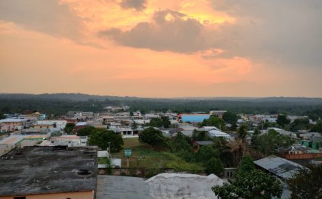 Vista panorâmica do município de Rio Preto da Eva, no Amazonas