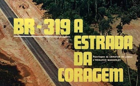 Capa da revista O Cruzeiro de 1970, antes da inauguração da BR-319