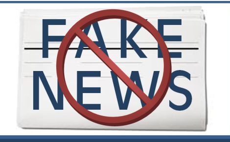 Cartaz mostra que Fake News é proibido