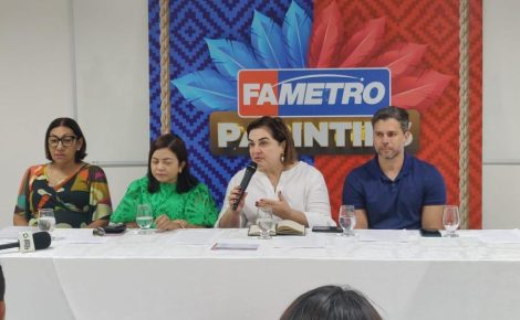 Reitora da Fametro, Maria do Carmo, anuncia curso de medicina em Parintins