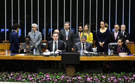 Presidente do Senado, Rodrigo Pacheco, defendeu a regulamentação das novas tecnologias (Foto: Pedro França/Agência Senado)
