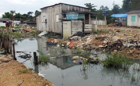 Saneamento básico em Manaus está longe da meta de universalização. (Foto: Divulgação)