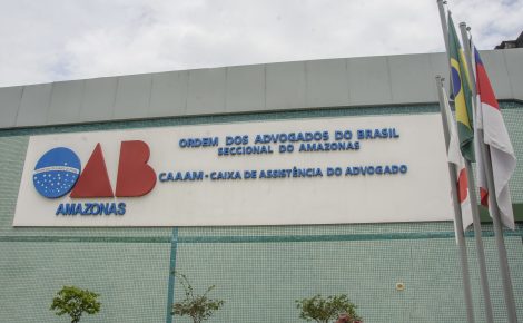 Fachada da sede da Ordem dos Advogados do Brasil Seccional Amazonas (OAB-AM), em Manaus