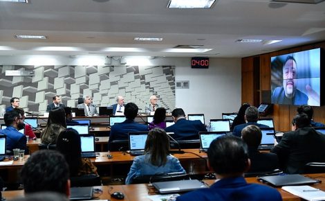Reunião do GT da CAE sobre a regulamentação da reforma tributária (Foto: Geraldo Magela/Agência Senado)