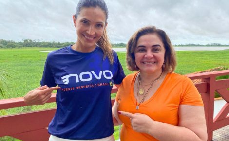 Michele Valadares e Maria do Carmo Seffair