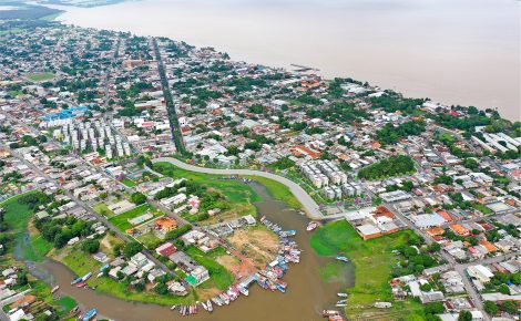 Vista aérea do município de Parintins Foto: Divulgação/Secom