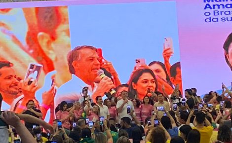 Bolsonaro no Encontro PL Mulher em Manaus (Foto: Nathan Marinho - RT1 Play)