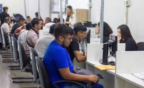 Atendimento em posto avançado em Tabatinga. Foto: Divulgação/assessoria