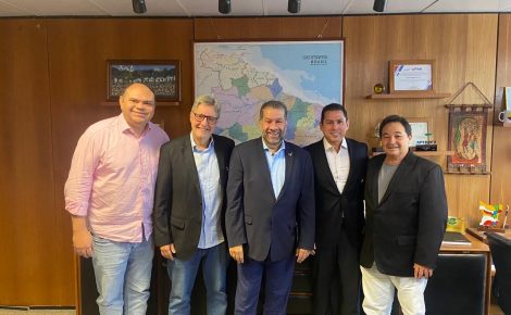 Dirigentes do PDT-AM e nacional formalizam apoio à pré-candidatura de Marcelo Ramos (Foto:  Divulgação)