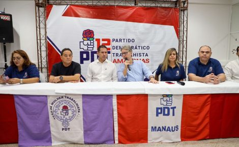 Evento que marcou o apoio do PDT a Marcelo Ramos. (Foto: Divulgação/assessoria)