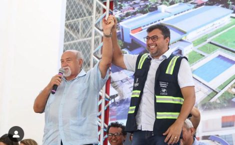 Ex-deputado Belarmino Lins tem o apoio do governador Wilson Lima para disputar Prefeitura de Fonte Boa (Foto: Reprodução/Redes Sociais)