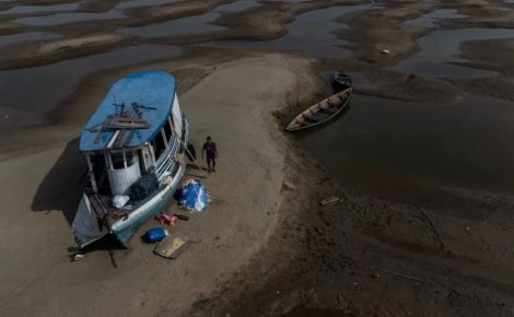 Seca nos Rios do Amazonas (Foto: Raphael Alves / Agência Pública)