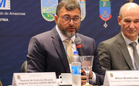 Governador Wilson Lima confirmou presença em ampla reunião no Planalto (Foto: Secom/Divulgação)
