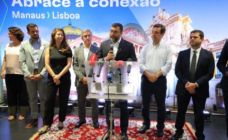 Governador do Amazonas avalia que nova rota Manaus-Lisboa deve aquecer o turismo no Estado (Foto: Diego Peres/Secom)