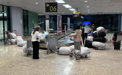 Mercadorias apreendidas pela Sefaz no Aeroporto Eduardo Gomes (Foto: divulgação / Sefaz-AM)