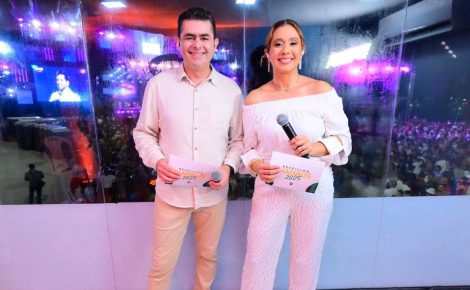 Roberta Bindá, ao lado de Amaral Augusto, será a nova diretora de Comunicação da Câmara Municipal de Manaus. (Reprodução/Redes Sociais)