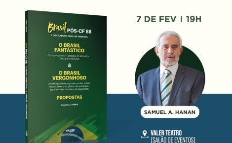 Samuel Hanan lança livro sobre os impactos da Constituição de 1988. (Foto: divulgação)